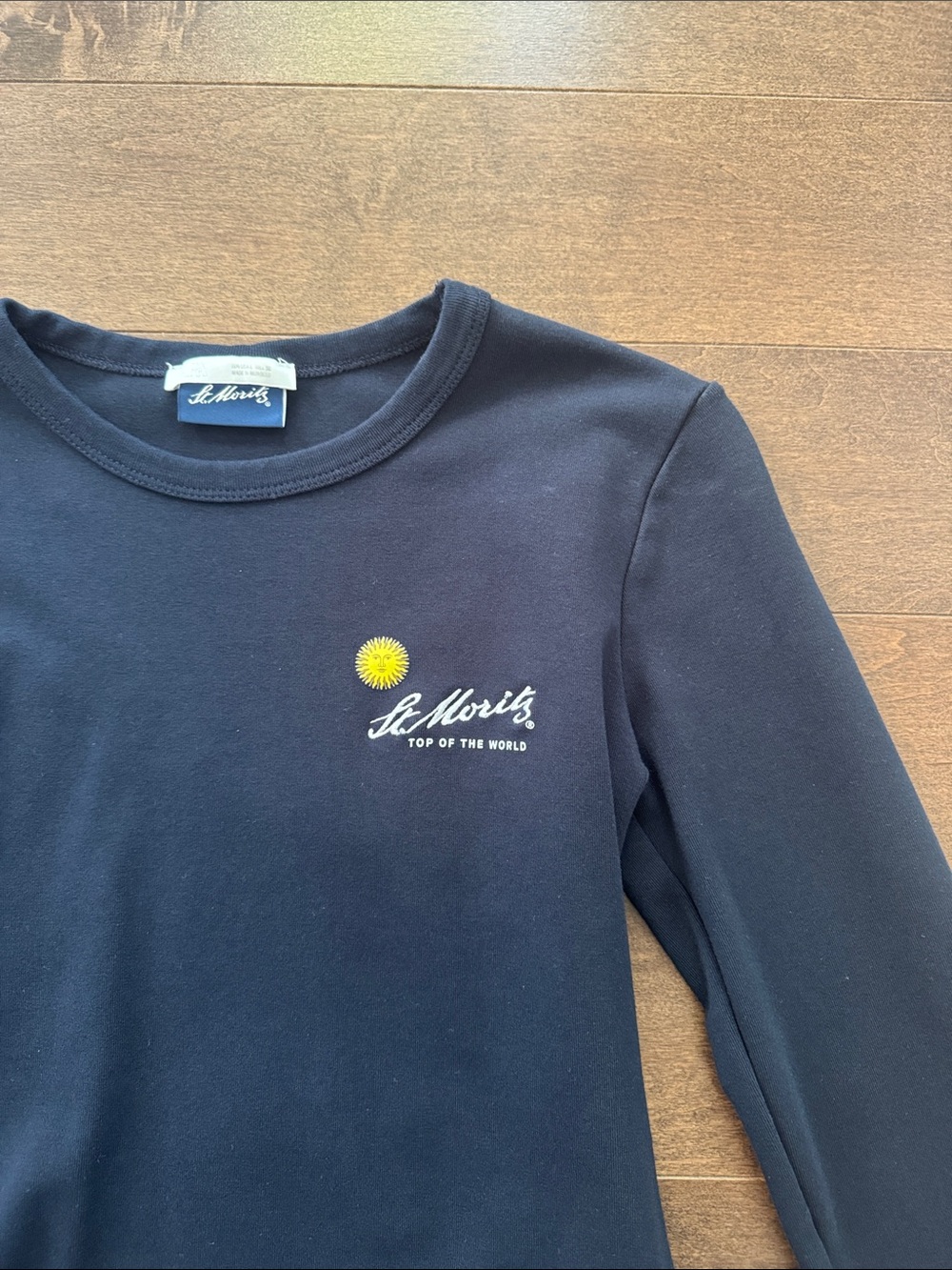 Zara ST. MORITZ EMBROIDERED T-SHIRT - Picture 7 of 8